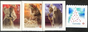 Canada #2344-47 Christmas 2009 set of 4